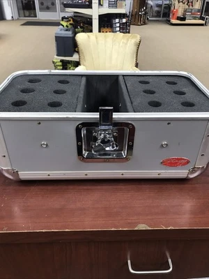 Stagg 12 Microphone Road Case Vintage - Image 1 of 4