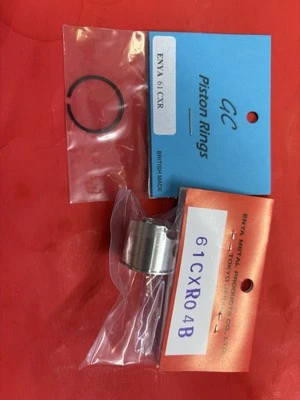 ENYA .61 CX SIDE EXHAUST PISTON & RING ASSY NIP - Image 1 of 2