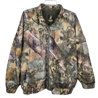 King’s Mountain Shadow Camo Fleece Lined Jacket Sz XL Regular Hunting Full Zip - Image 1 of 4