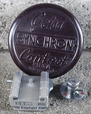 Contacto Geiss Synchron de colección para Leica con contenedor de bakelia original  Foto 1 de 4