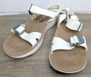 Tread Labs Salinas Cuero Gamuza Plantillas Mujer Sandalia US 11 Coco SA-W11CN - Imagen 1 de 16