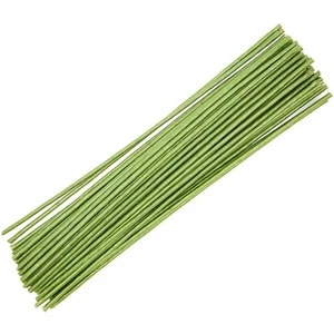 50 Piece 6 Gauge Green Floral Wire for Flower Stems DIY Crafts Wedding Decoratio - Picture 1 of 9