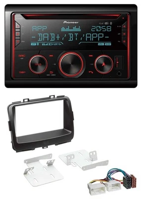 Pioneer 2DIN DAB MP3 Bluetooth USB CD Autoradio für Kia Carens 4 RP ab 2013 - Bild 1 von 4