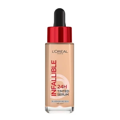 L’Oréal Paris Infallible 24H Tinted Serum Foundation, Light-weight Coverage, Dew - Image 1 of 4