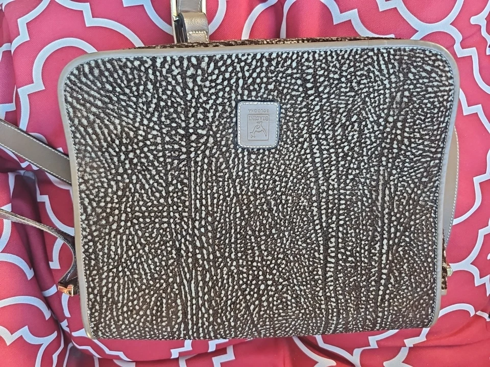 Cartera de cuero canguro Silvano Biagini para mujer Foto 1 de 4