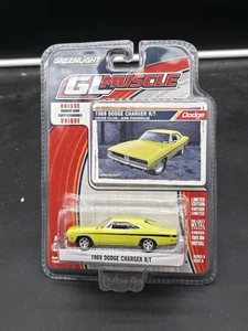 GreenLight GL Muscle 1969 Dodge Charger R/T Custom Yellow 1:64 Sealed / Unopened - Picture 1 of 2