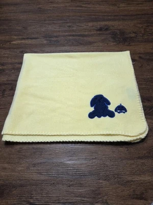 Blankets & Beyond Yellow Fleece With Blue Dogs Applique Blanket - Image 1 of 4