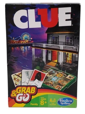 BRAND NEW Hasbro Clue Grab and Go Game travel game new in package - Image 1 of 4