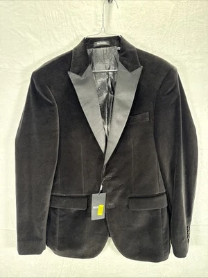 Chaqueta Blazer Hombre MURANO Negro Algodón Terciopelo Mediana M NUEVO CON ETIQUETAS NUEVO Foto 1 de 4
