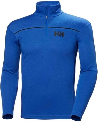 Nuevo con etiquetas Pullover Helly Hansen HP 1/2 Cremallera Para Hombre Secado Rápido Elastizado Capa Media - GRANDE Foto 1 de 4