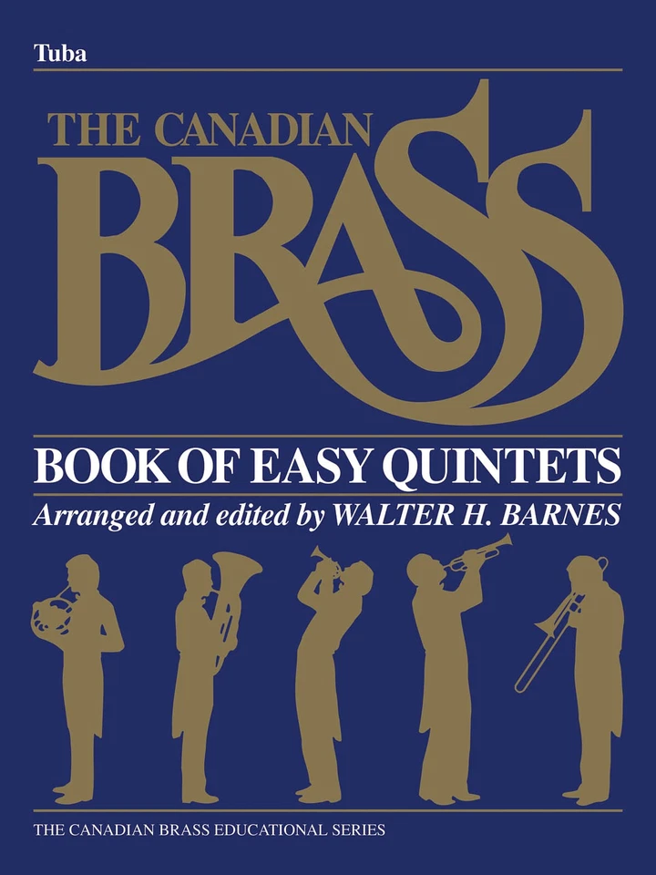Canadian Brass Book of Easy Quintet Tuba in C BC Part Classical Jazz Sheet Music - Image 1 of 1