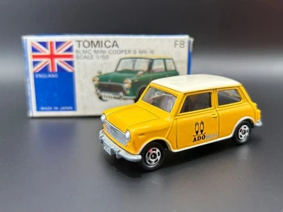 Tomica Blue Box F8 Mini Cooper S MK-Ⅲ 1/50 IIAD Custom Black Seat Made in Japan - Image 1 of 4