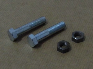 Triumph Tiger Cub F3430 Plunger Suspension Guide To Top Lug Bolt & Nut x2 ' - Picture 1 of 5