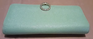 BULGARI GRÜNE LANGE LEDER-GELDBÖRSE - authentische Damen-GELDBÖRSE - Bild 1 von 9