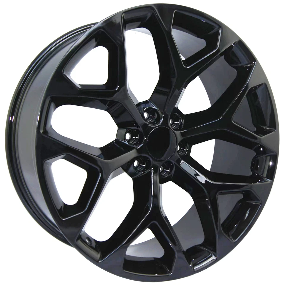 4/OE Performance 176B Snowflake Gloss Black 20x9 6x5.5 24mm (176B-2098324) - Image 1 of 1