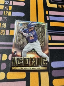2023 Bowman Chrome Bowman Iconic Francisco Alvarez #BI-25 New York Mets - Bild 1 von 8