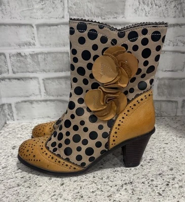 Женские кожаные сапоги Spring Step L'Artiste периньон в горошек цветочные размер ЕС 38 - Изображение 1 из 4