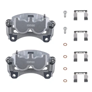 Front L + R Brake Calipers w / Bracket for Chevrolet Equinox Torrent Saturn Vue - Imagen 1 de 12