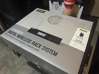 Shure GLXD14R+/MX53 Digital Wireless Rackmount Earset System with MX153 - Image 1 of 4