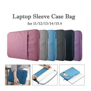 Laptop Sleeve Case Cover Carry Bag For MacBook Dell HP 11"12"13"14"15.4" Handbag - Picture 1 of 14