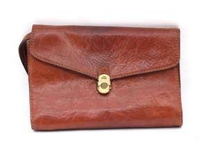 Borsa pochette The Bridge originale in pelle Italia vintage marrone - Foto 1 di 4