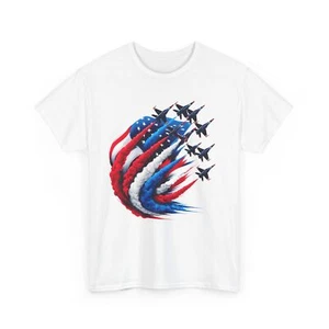 Stars & Stripes T-Shirt | Perfect for 4th of July & Veterans | USA Shirt - Picture 1 of 85