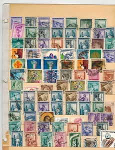 WORLDWIDE STAMPS MOSTLY ITALY ON A STOCK SHEET. - Bild 1 von 1