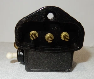 VTG Singer 201 Sewing Machine Parts Bakelite Power Terminal Plug and switch - Picture 1 of 4
