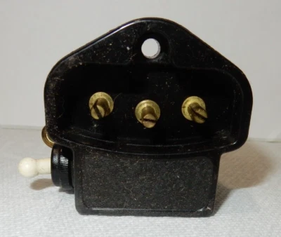 VTG Singer 201 Sewing Machine Parts Bakelite Power Terminal Plug and switch - Image 1 of 4