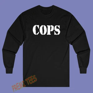 Cops Police Tv Show Uomo Nero Taglia S-3XL - Foto 1 di 1