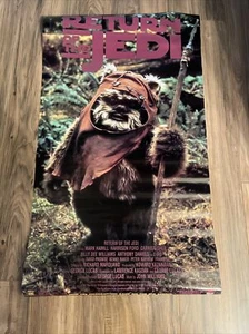 VINTAGE POSTER ~ Star Wars Return of Jedi 1997 Pizza Hut Double Sided - Picture 1 of 5