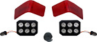 Custom Dynamics Led Tour-Pak Run/Brake Lights With Lenses Red Cd-Tp-13-R