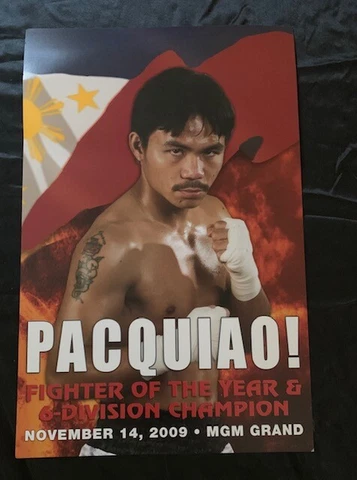 MANNY PACQUIAO VS  MIGUEL COTTO POSTER 11/14/2009 MGM GRAND LAS VEGAS Cover