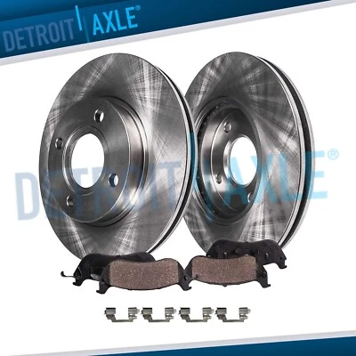 Kit de rotores de freno de disco delanteros y pastillas de freno de cerámica para Ford Fiesta 2014-2019 Foto 1 de 4