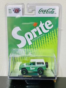 CHASE A35 M2 Machines 1:64 SPRITE  1976 Ford Bronco GREEN Coke  1/750 - NEW