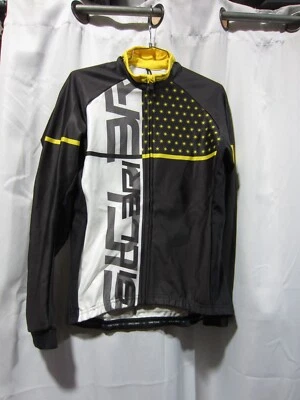 NEW Sicleri Lis Thermal Long Sleeve Full Zip Road Bike Jacket Yellow XS  - Image 1 of 4