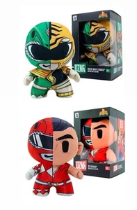 Power Rangers DZNR 19cm Golden Age Edition Green/White & Red Plush New Bundle - Picture 1 of 3