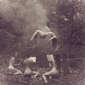 Witches in the Woods | Halloween | Samhain | Ritual | Sepia Vintage Photograph - Picture 1 of 1