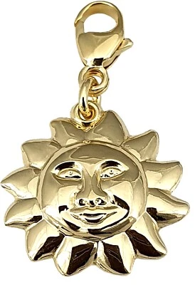 Anhänger Charm Sonne Gold 333 Einhänger Gelbgold Unisex - Bild 1 von 2