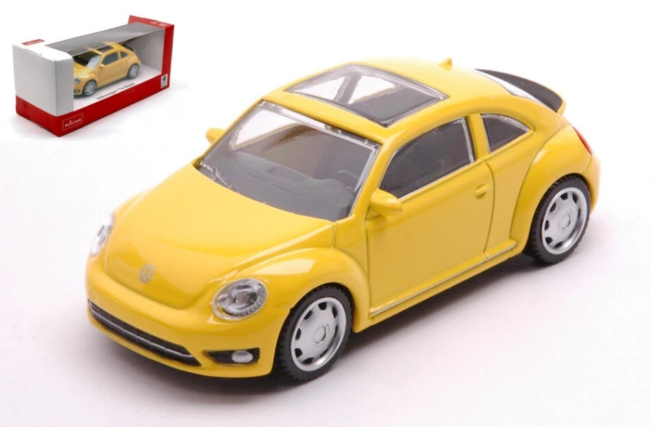 Modellino auto scala 1:43 VW THE BEETLE YELLOW diecast modellismo statico - Immagine 1 di 1