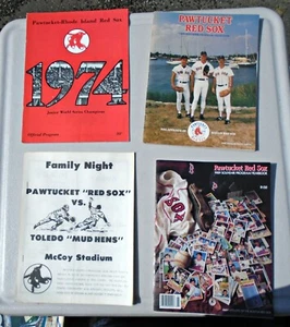 Pawtucket Red Sox Program 1974 - Junior World Series Champions - Lynn & Rice + 3 - Picture 1 of 2