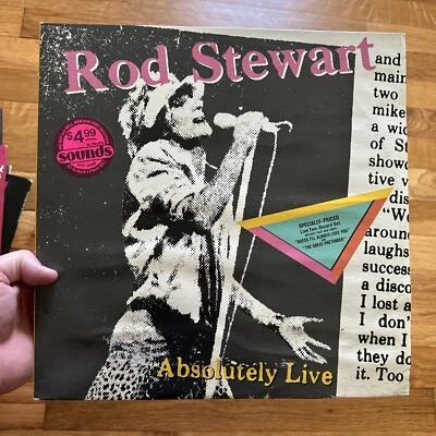Rod Stewart ~ Absolutely Live 9 23743-1 G 1982 Double Lp SRC Pressing (NM) - Image 1 of 4