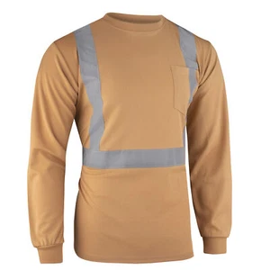 Langarm-T-Shirt North 15 High Vis mit Brusttasche, ASNI Klasse 3, M-5XL - Bild 1 von 10