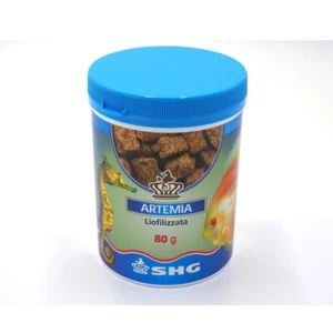 SHG ARTEMIA LIOFILIZZATA 80 GR ARRICCHITA CUBETTI MANGIME PESCI ACQUARIO - Foto 1 di 3