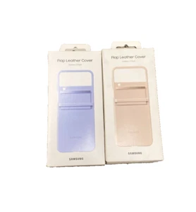 LOTTO DI 20 - Samsung Galaxy Z Flip4 Flap Cover in pelle colori assortiti - Foto 1 di 2