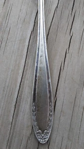 Antica forchetta CORONA DA SPOSA Oneida Community Par Plate Silverplate - Foto 1 di 7
