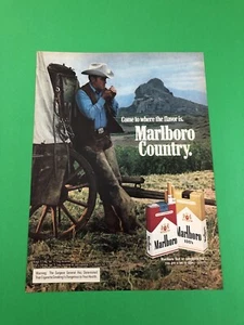 CIGARRILLOS MARLBORO ORIGINAL VINTAGE 1 PÁGINA ANUNCIO IMPRESO ANUNCIO DD2 - Imagen 1 de 1