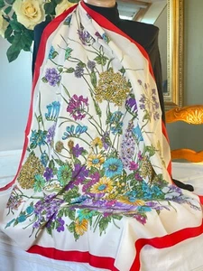 Foulard/Shawl/Scal★PIERRE BALMAIN ★ En soie 100% - roulloté main 52 g★Silk SCARF - Imagen 1 de 7