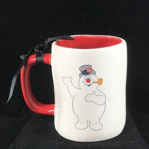 New Artisan Collection by Rae Dunn  Frosty the Snowman Red Handle Mug - Picture 1 of 4