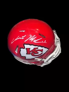 JERICK MCKINNON SIGNED KANSAS CITY CHIEFS MINI HELMET SUPER BOWL CHAMPIONS BAS - Picture 1 of 1